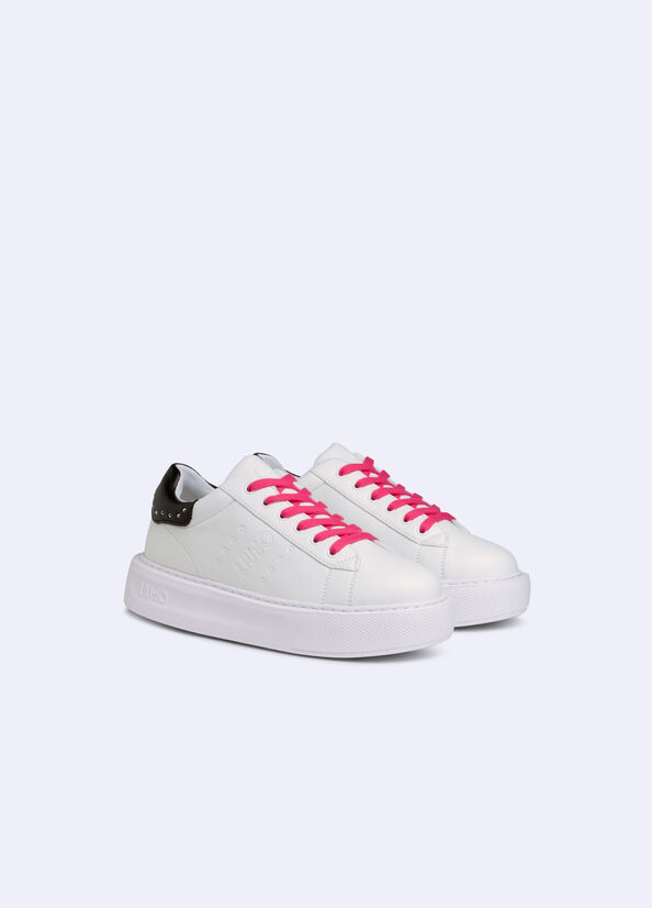 Sneakers platform con borchie