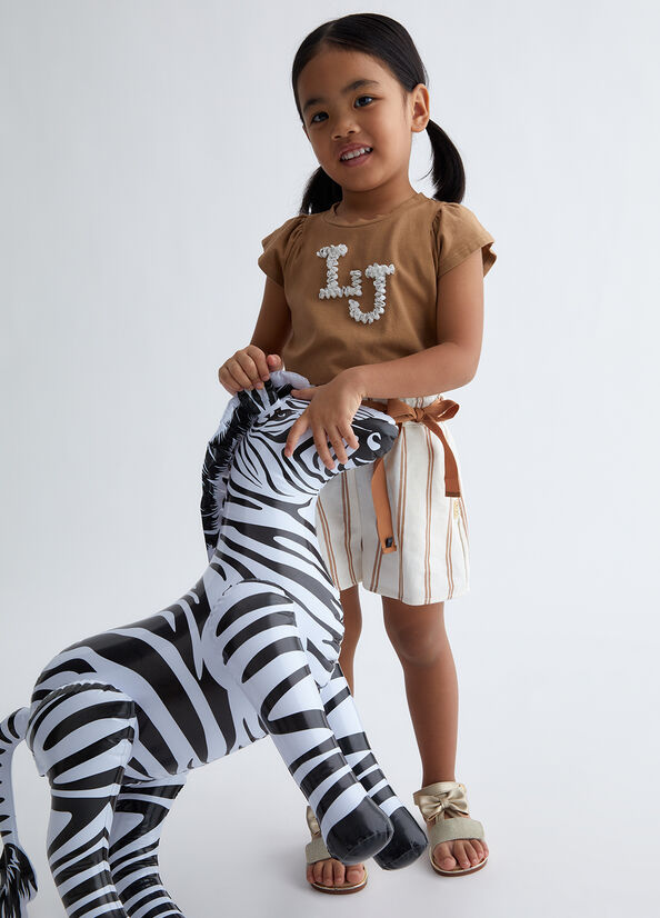 T-shirt con logo petals