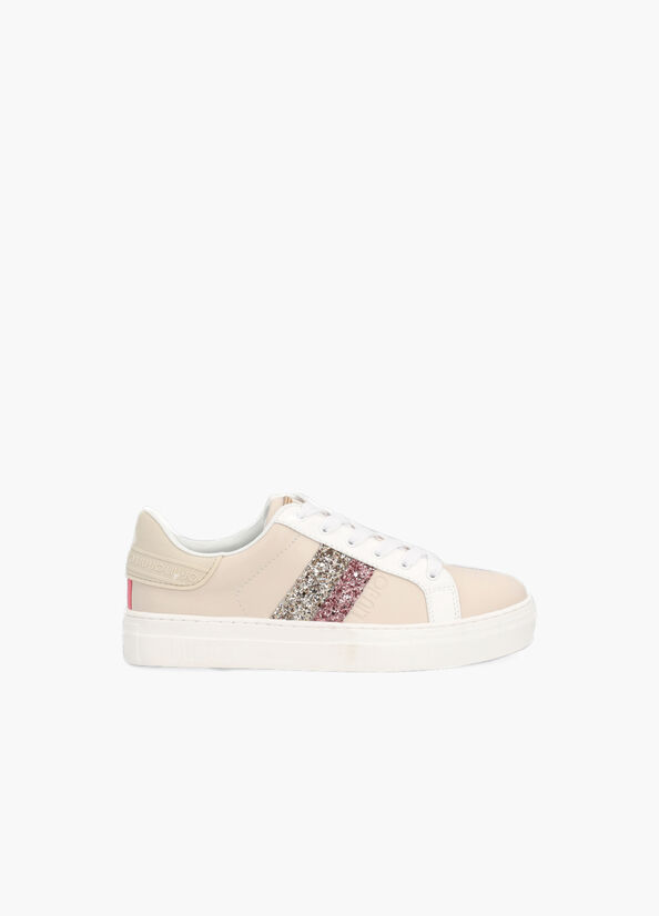 Sneakers con dettagli glitter