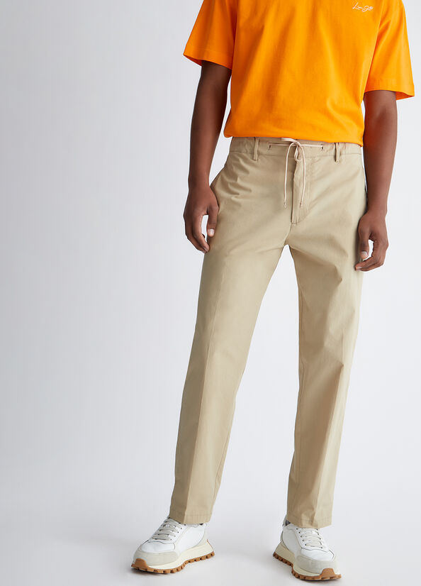 Pantaloni chino con coulisse