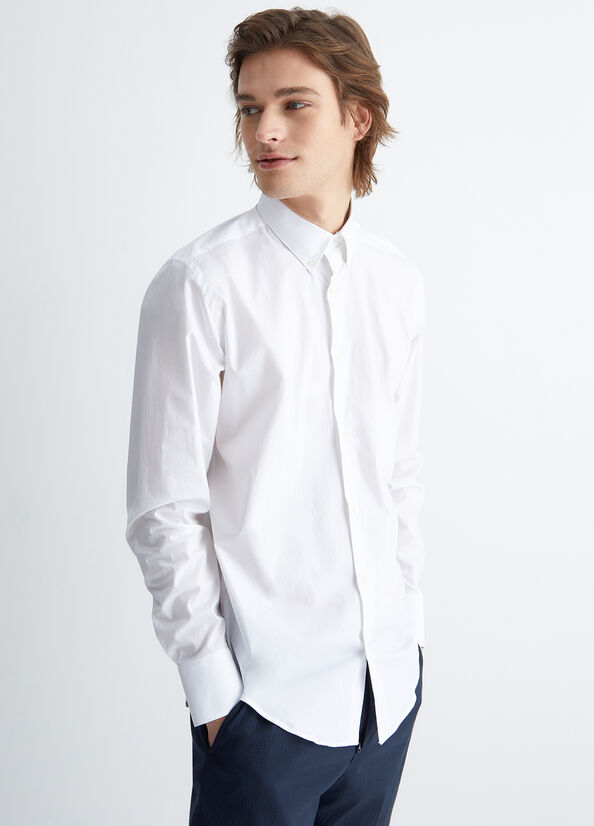 Camicia bianca slim fit