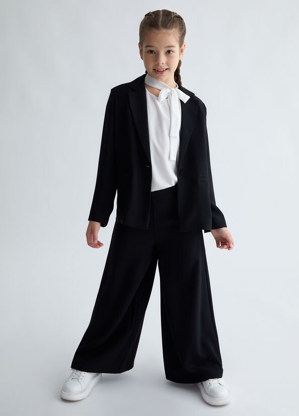 Blazer in crêpe