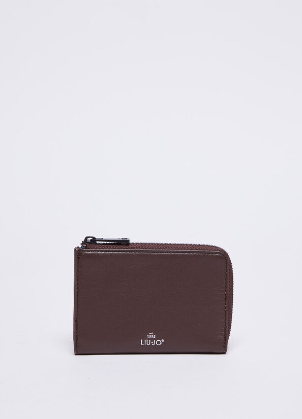 Porta carte uomo con zip