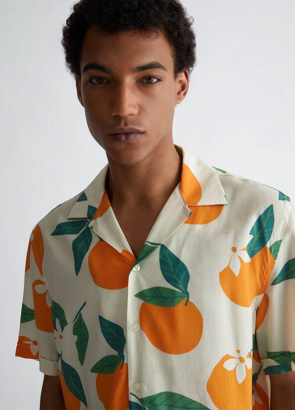 Camicia casual con arance