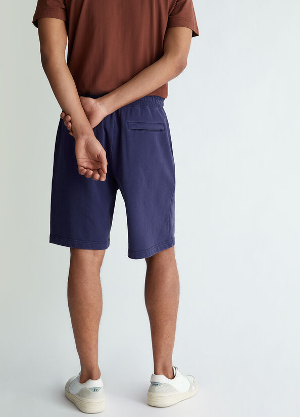 Bermuda uomo in felpa