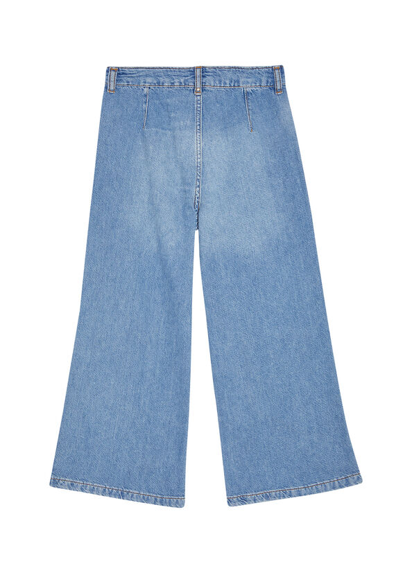 Jeans a zampa vita alta