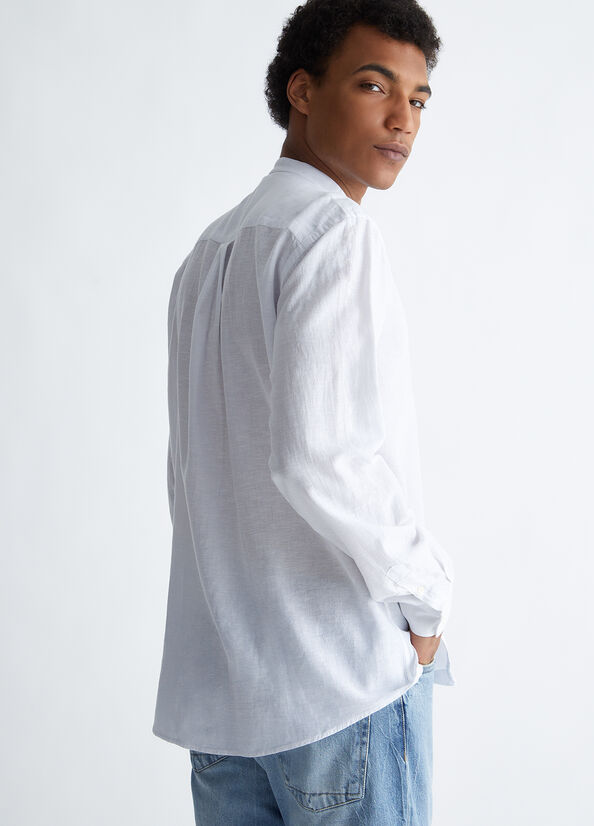Camicia coreana in lino