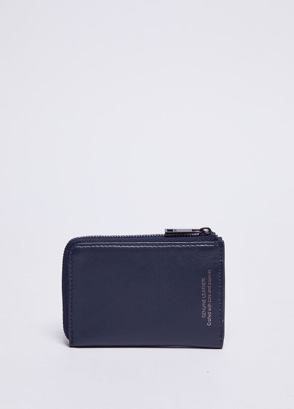Porta carte uomo con zip