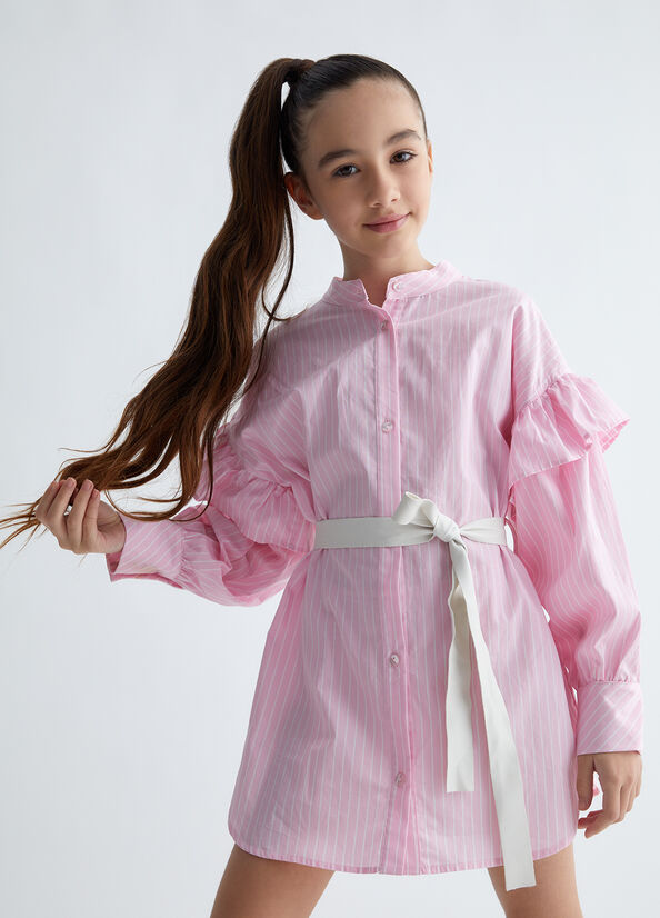 Vestito chemisier a righe