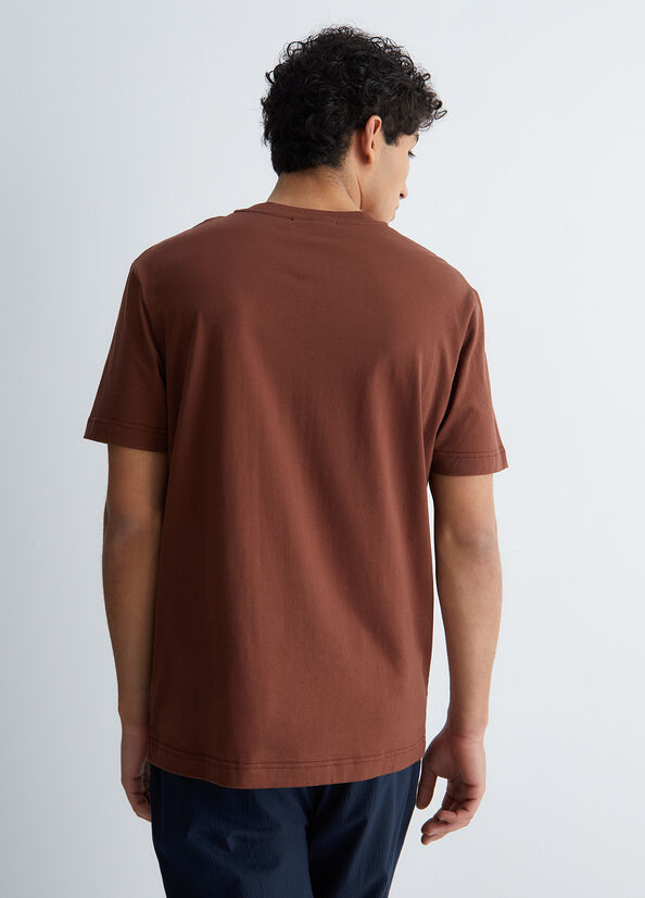 T-shirt uomo misto seta