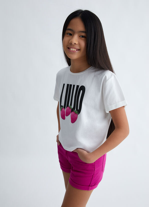 Short in gabardina