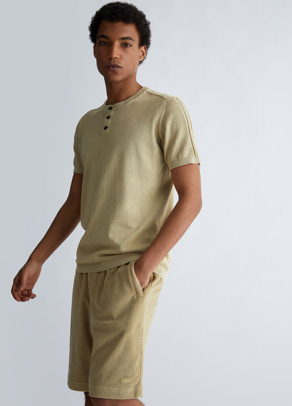 Maglia serafino maniche corte