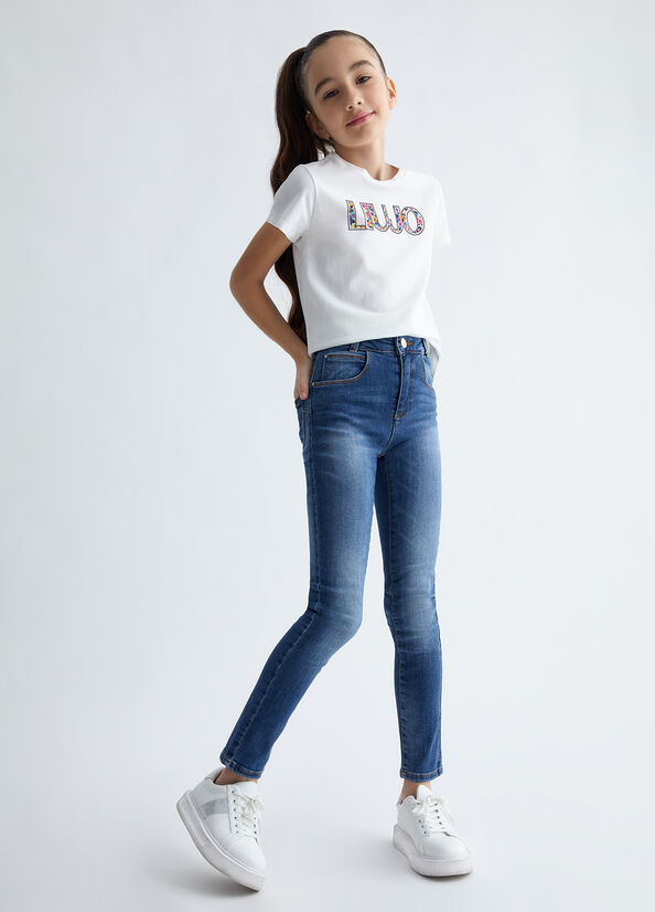 Jeans skinny da bambina