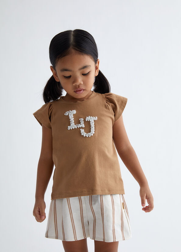 T-shirt con logo petals