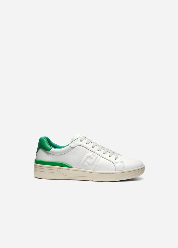 Sneakers in pelle e suede