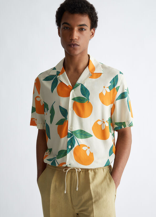Camicia casual con arance