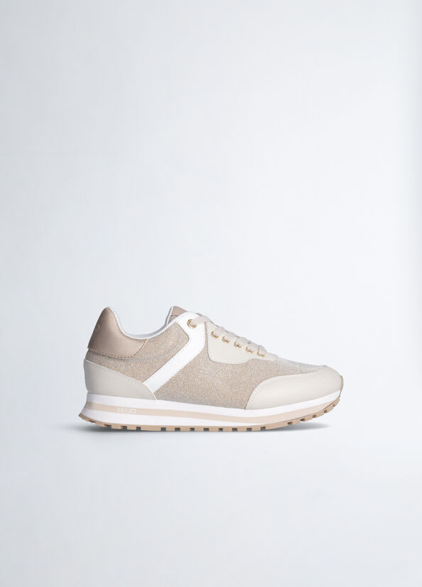 Sneakers in mesh e lurex®