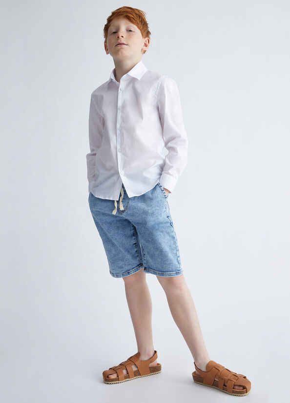 Short in denim