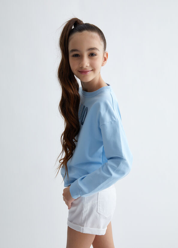 Short in gabardina
