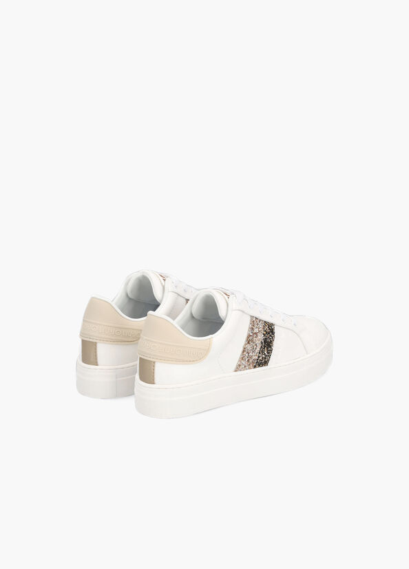 Sneakers con dettagli glitter