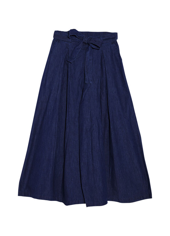 Panta palazzo in denim