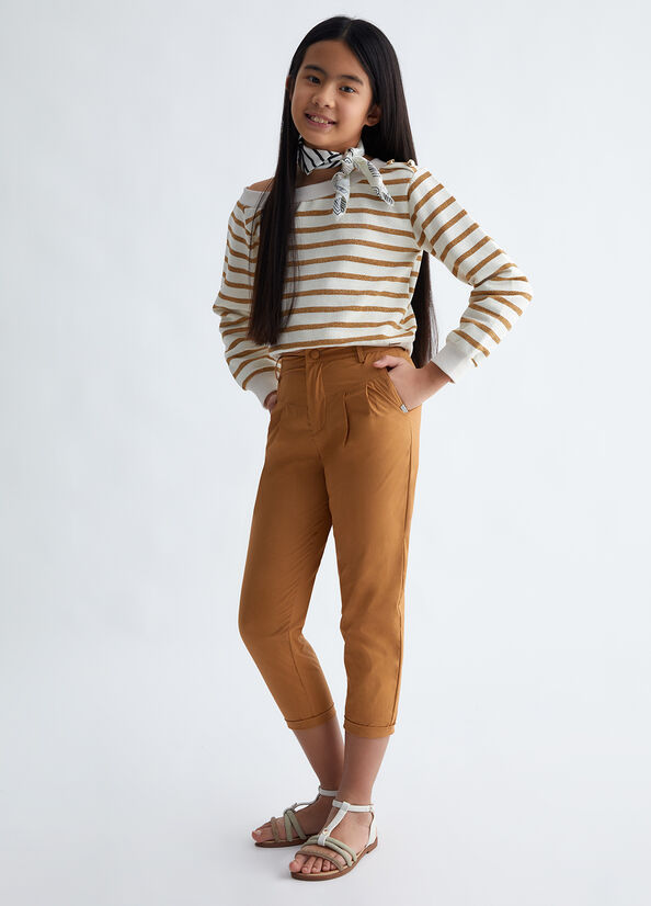 Pantaloni in popeline