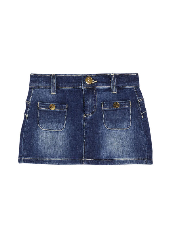 Minigonna di jeans con tasche