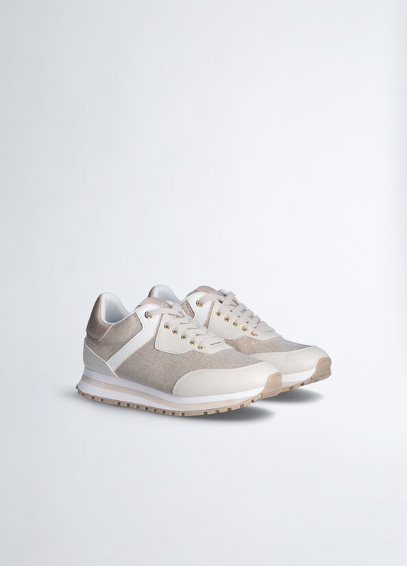 Sneakers in mesh e lurex®