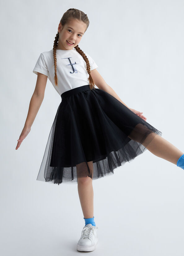 T-shirt LJ con strass