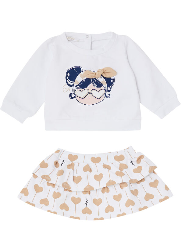 Completino beige da bimba
