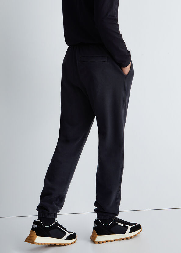 Pantaloni neri joggers da uomo