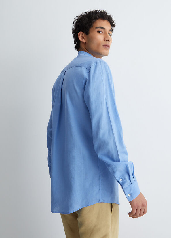 Camicia coreana in lino