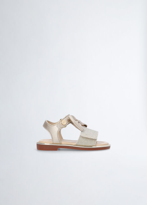 Sandali bambina con glitter