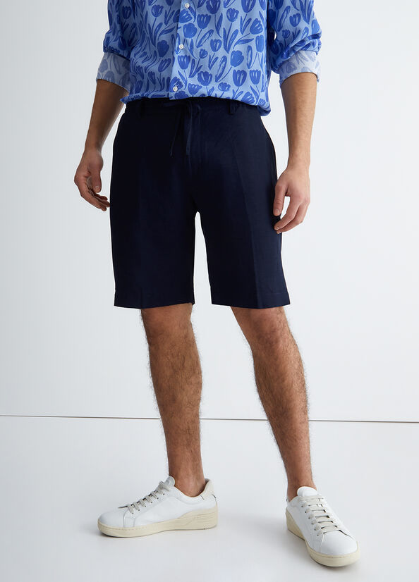 Bermuda uomo in lino