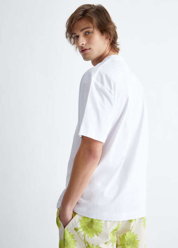 T-shirt uomo con girasole