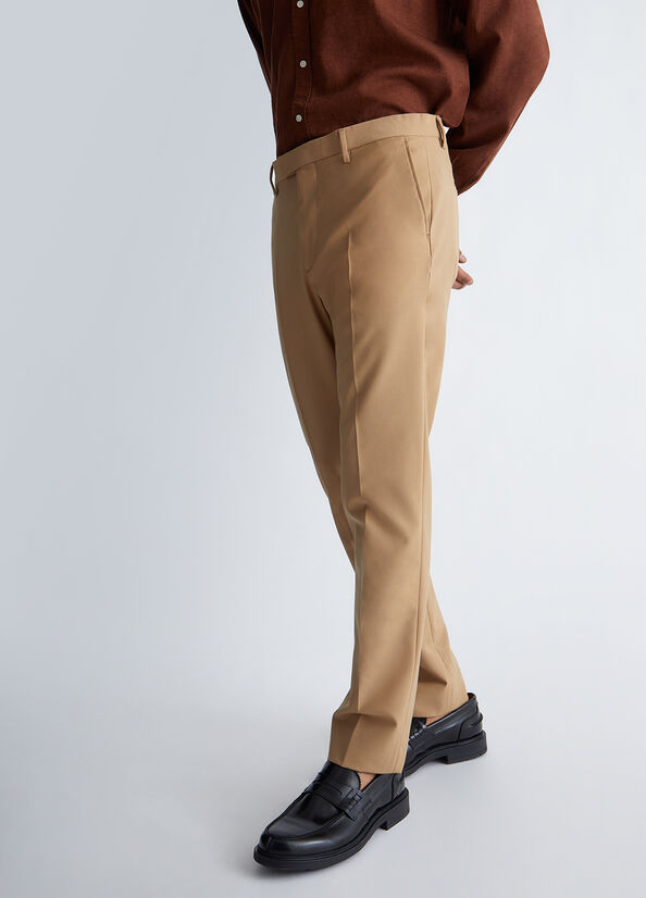Pantaloni eleganti uomo in fresco lana