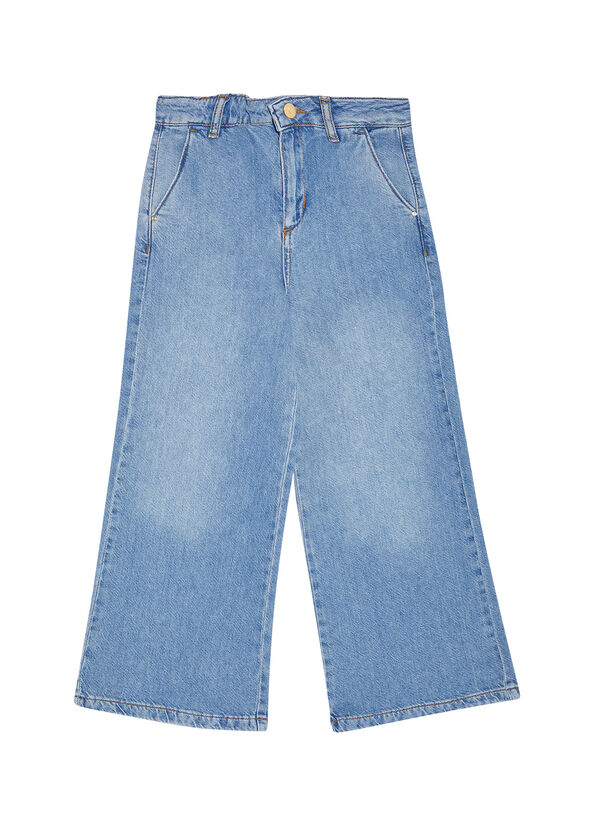 Jeans a zampa vita alta