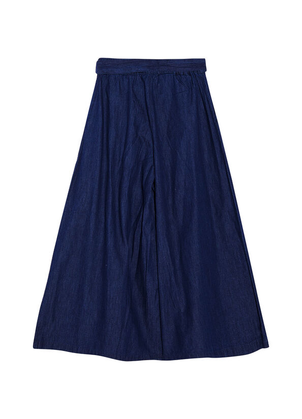 Panta palazzo in denim