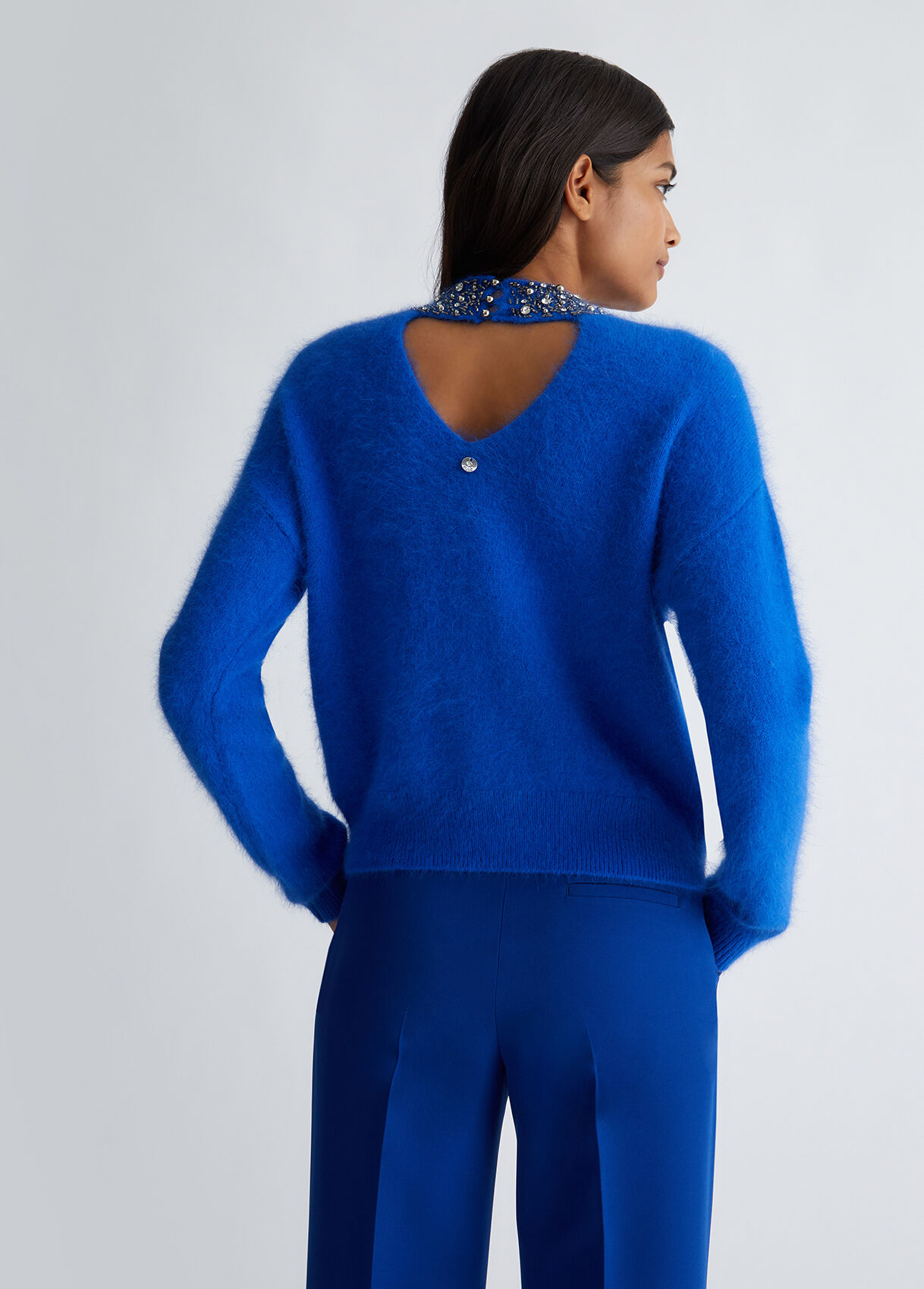Jumper with gemstones