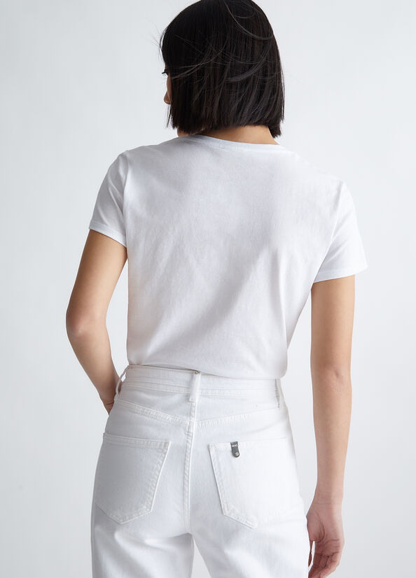 T-shirt con stampa Glowing Girl