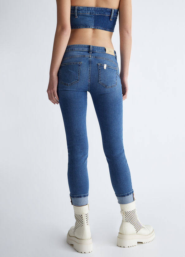 Jeans skinny bottom up