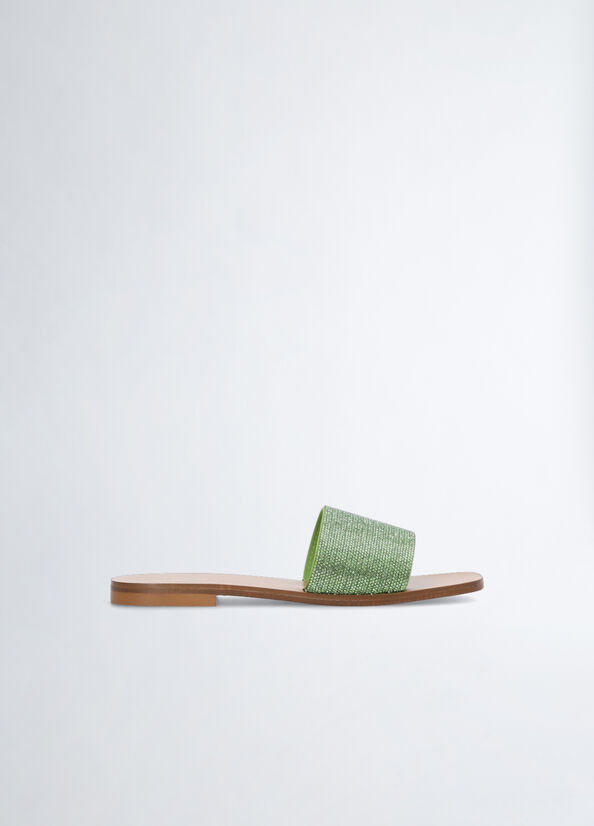 Ciabatte flat con strass