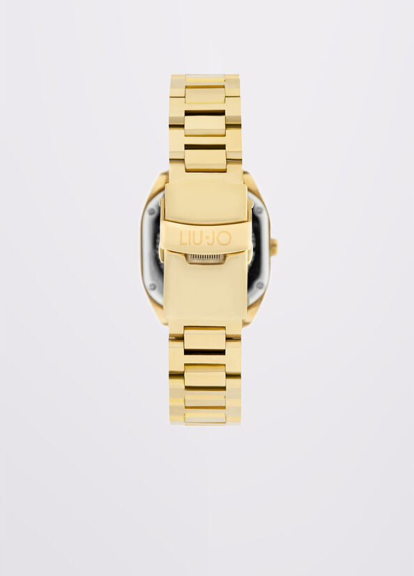 Orologio in acciaio con brill