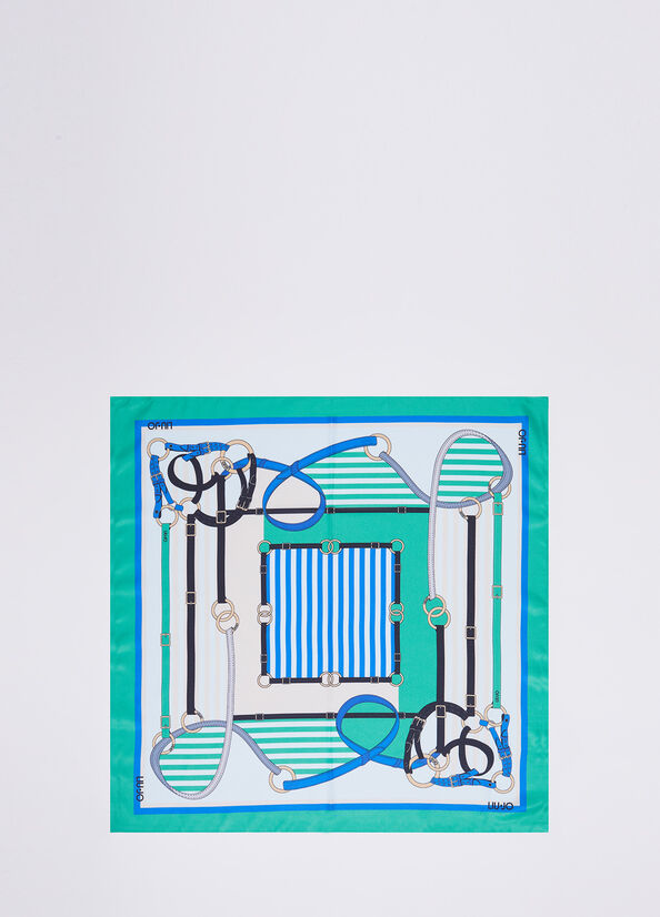 Foulard ecosostenibile con stampa cinture