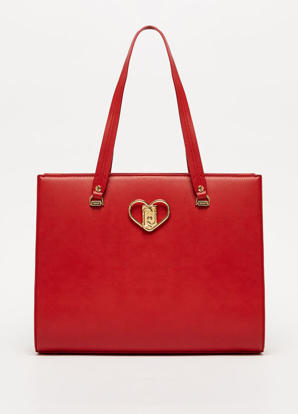 Borsa shopping ecosostenibile con cuore