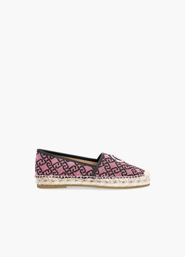 Espadrillas con logo jacquard