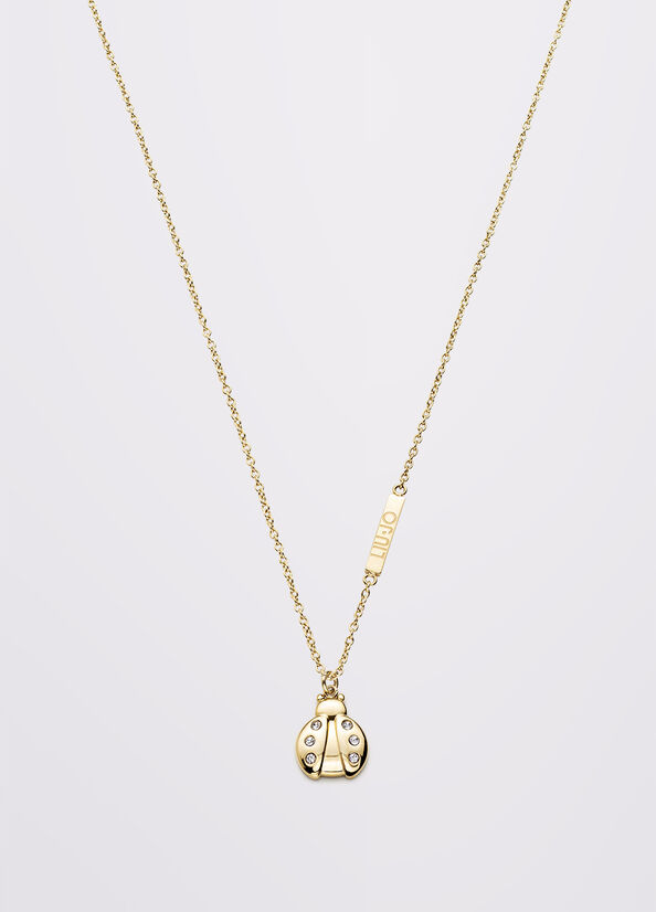 Collana con coccinella