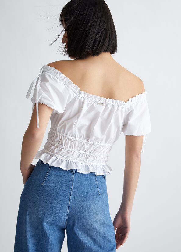 Blusa in popeline