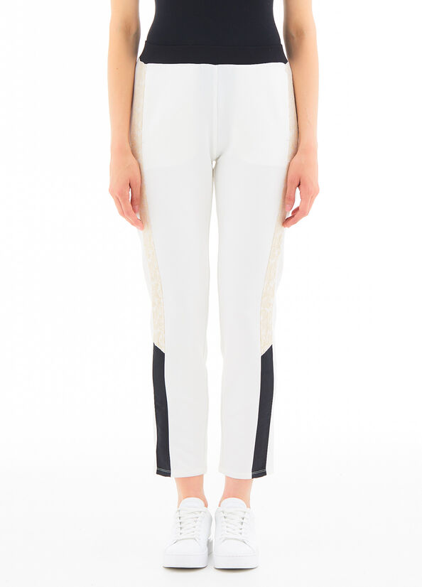 Pantaloni sportivi con jacquard