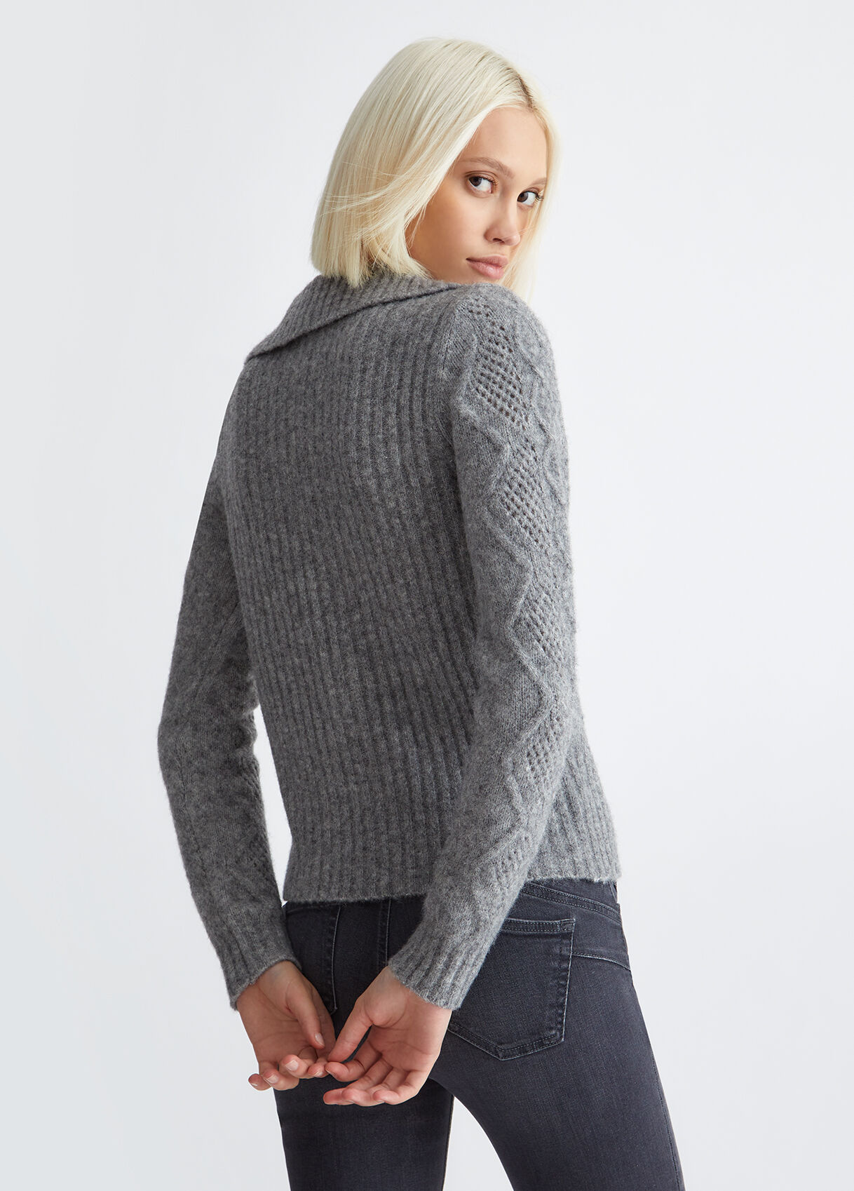 Jumper with jewel embroidery